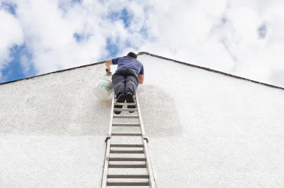 Peinture extérieure au Crestet — façades et ravalement